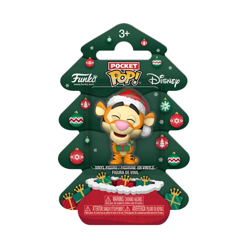 Winnie the Pooh Holiday 2025 Pocket POP! Vinyl Schlüsselanhänger Tigger Tree Holiday Box 4 cm - Smalltinytoystore
