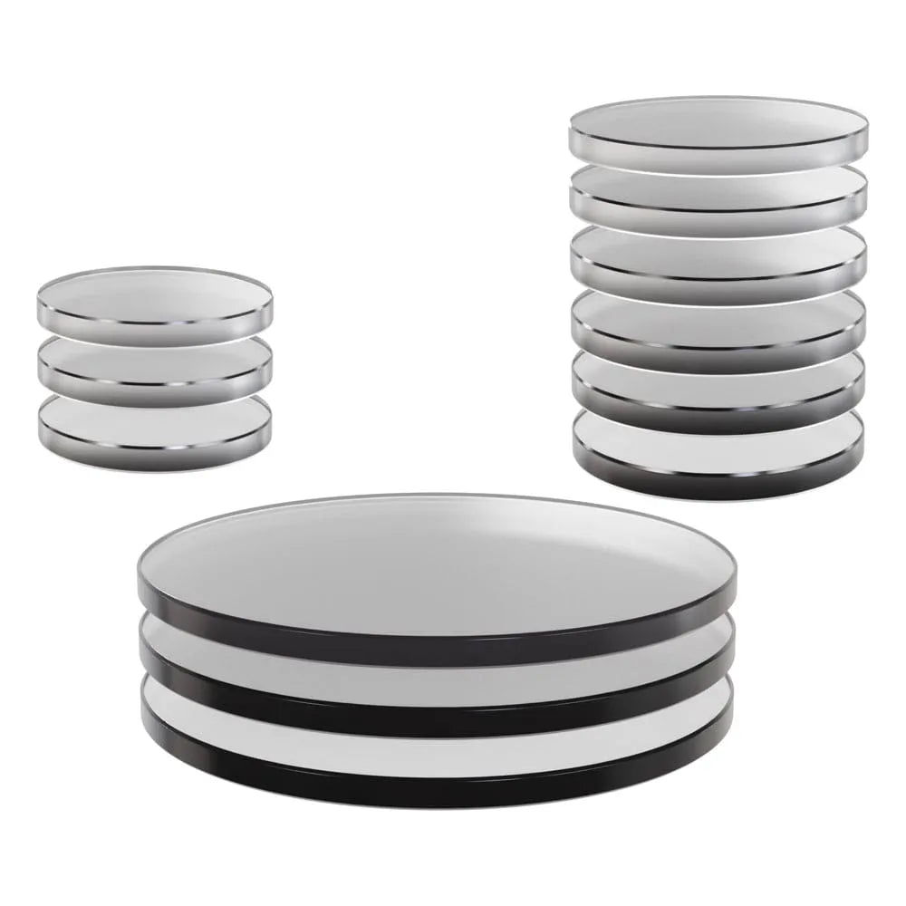 WizKids Deep Cuts Bases für Miniaturen 12er-Pack durchsichtig - Smalltinytoystore