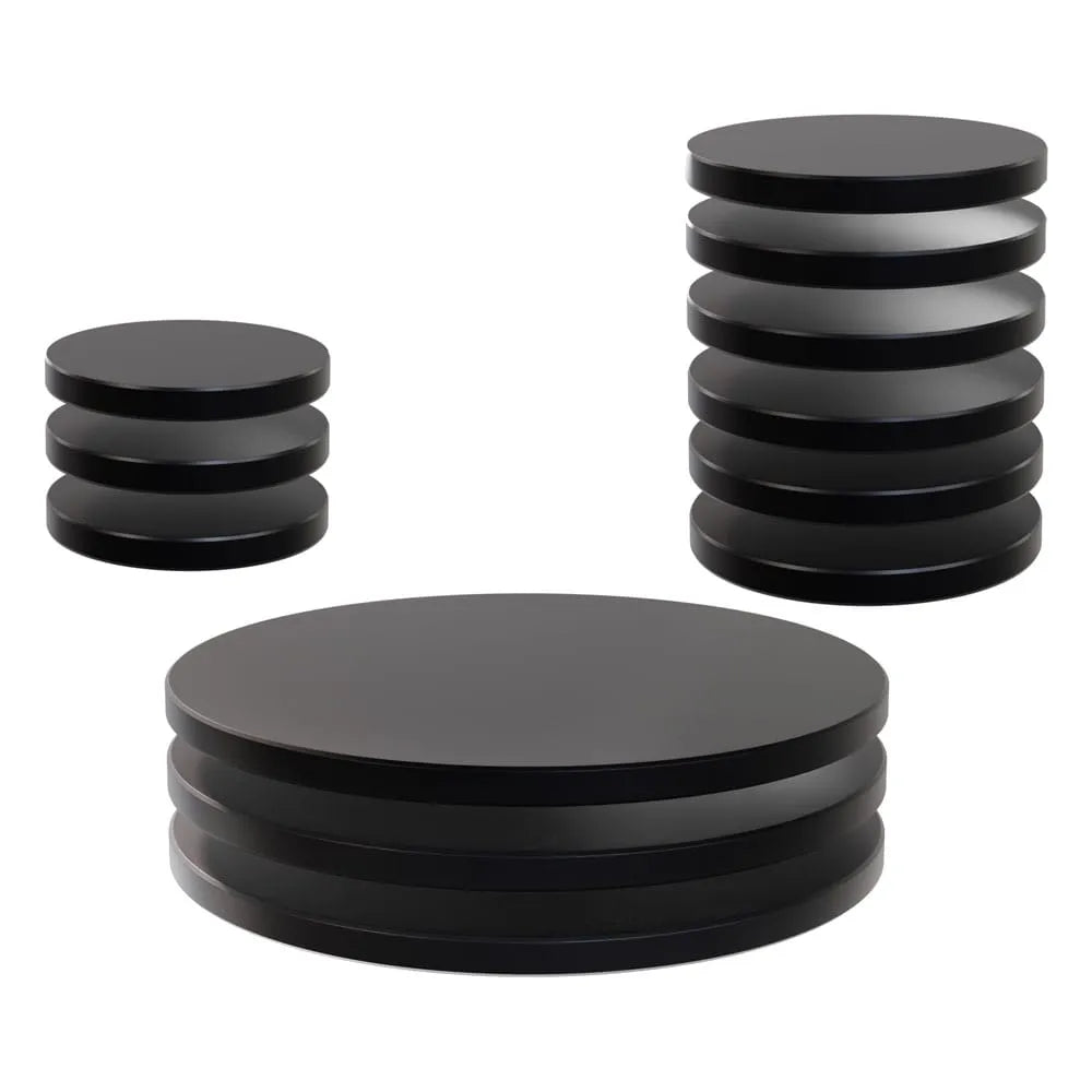 WizKids Deep Cuts Bases für Miniaturen 12er-Pack schwarz - Smalltinytoystore