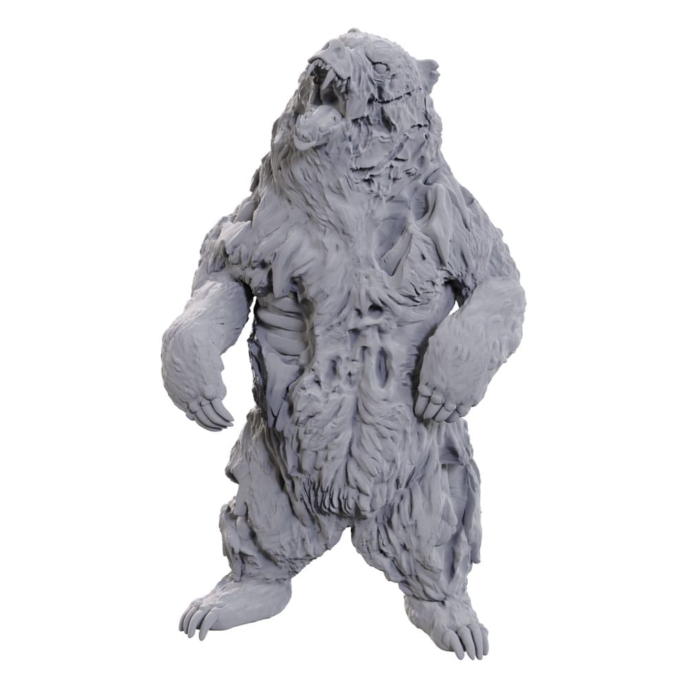 WizKids Deep Cuts Miniatur unbemalt Zombie Grizzly Bear - Smalltinytoystore