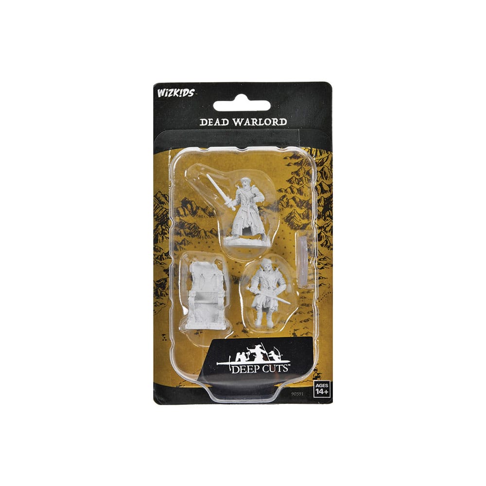 WizKids Deep Cuts Miniatures Miniaturen unbemalt 2er-Pack Dead Warlord - Smalltinytoystore