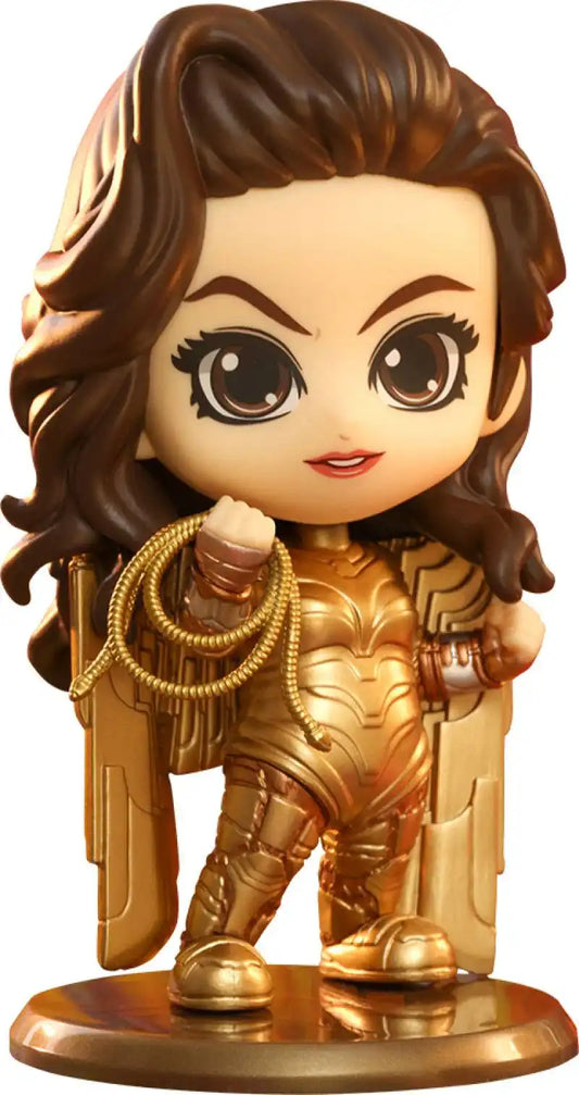 Wonder Woman 1984 Cosbaby (S) Minifigur Golden Armor Wonder Woman 10 cm - Smalltinytoystore
