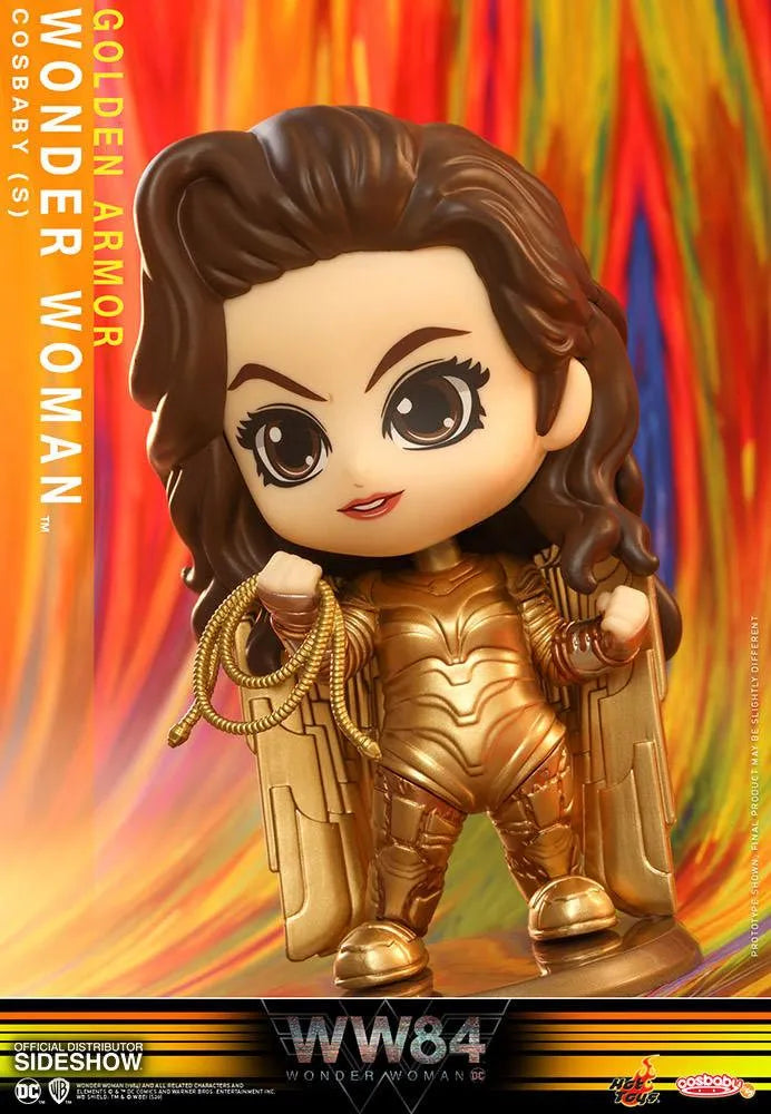 Wonder Woman 1984 Cosbaby (S) Minifigur Golden Armor Wonder Woman 10 cm - Smalltinytoystore
