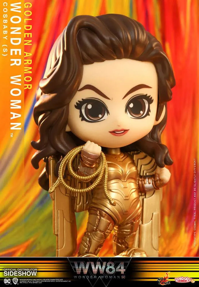 Wonder Woman 1984 Cosbaby (S) Minifigur Golden Armor Wonder Woman 10 cm - Smalltinytoystore