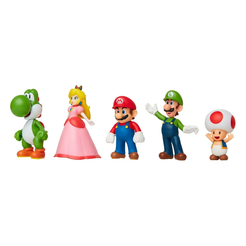 World of Nintendo Super Mario & Friends Figuren 5er-Boxset Exclusive - Smalltinytoystore