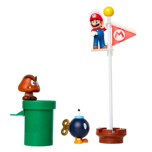 World of Nintendo Super Mario Diorama Set Eichenhain - Smalltinytoystore