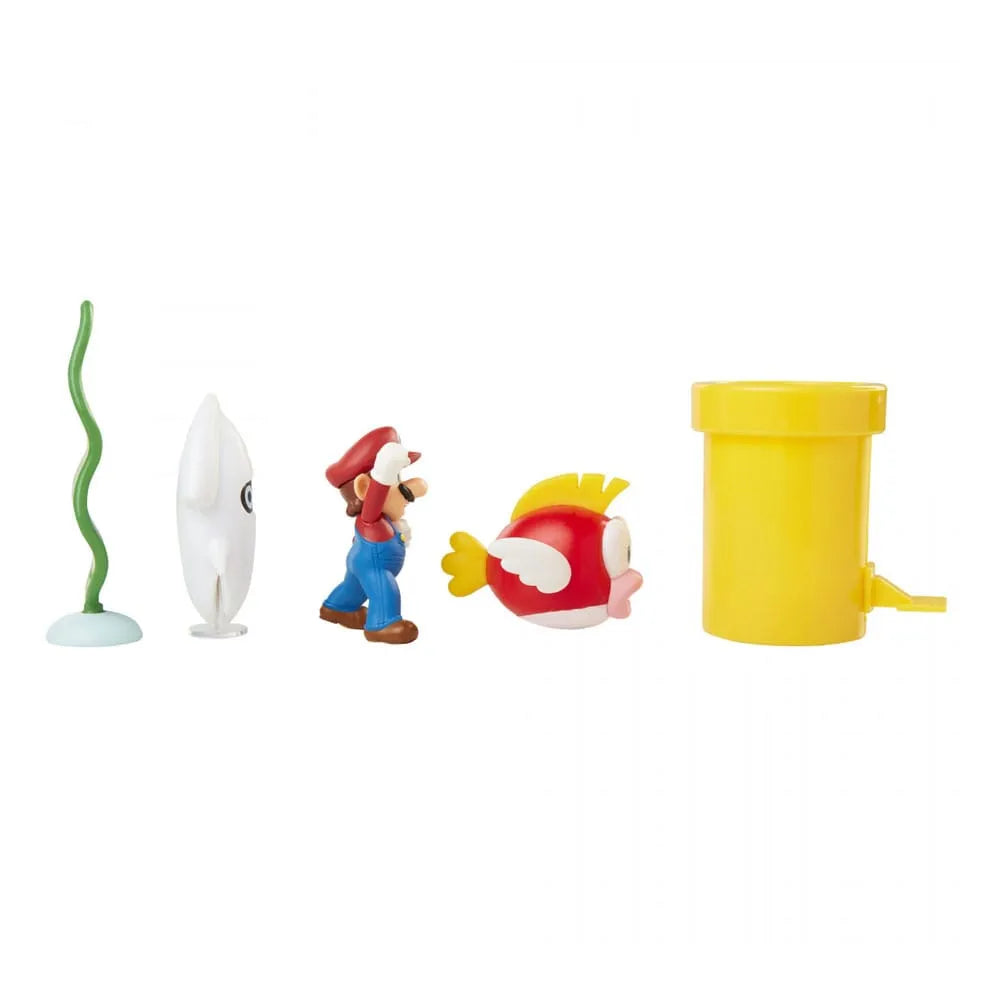 World of Nintendo Super Mario Diorama Set Sortiment (6) - Smalltinytoystore