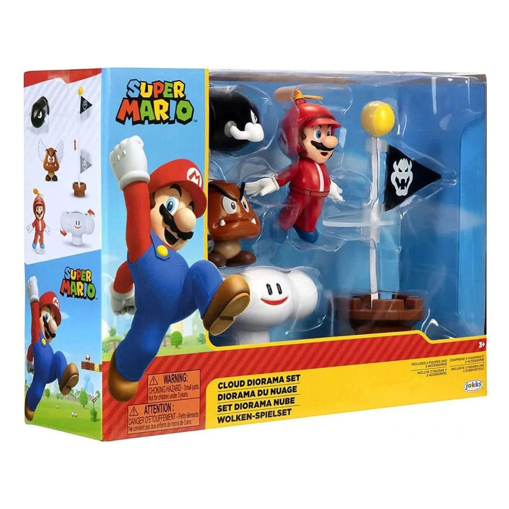 World of Nintendo Super Mario Diorama Set Wolke - Smalltinytoystore
