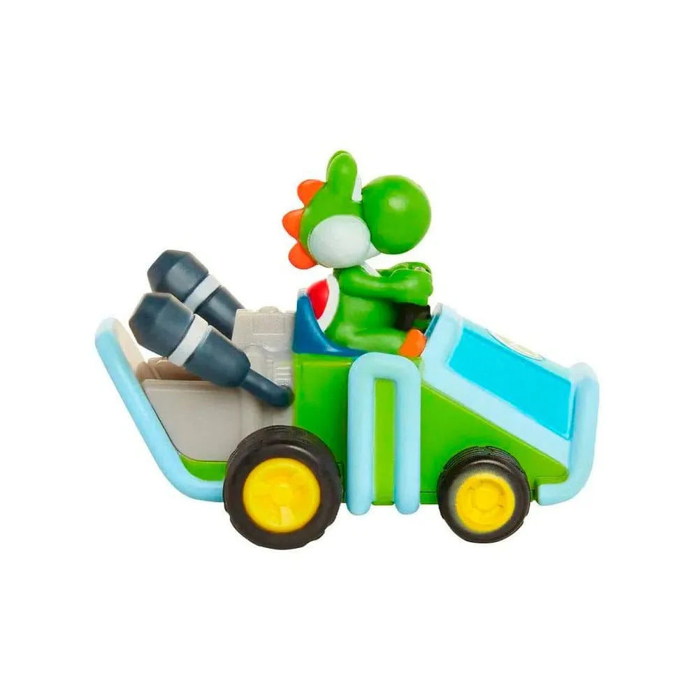 World of Nintendo Super Mario Kart Rückzug-Fahrzeuge mit Figuren Wave 1 Sortiment (12) - Smalltinytoystore