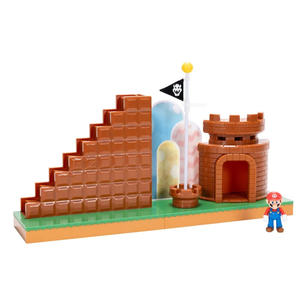 World of Nintendo Super Mario Minifiguren Spielset End Level - Smalltinytoystore