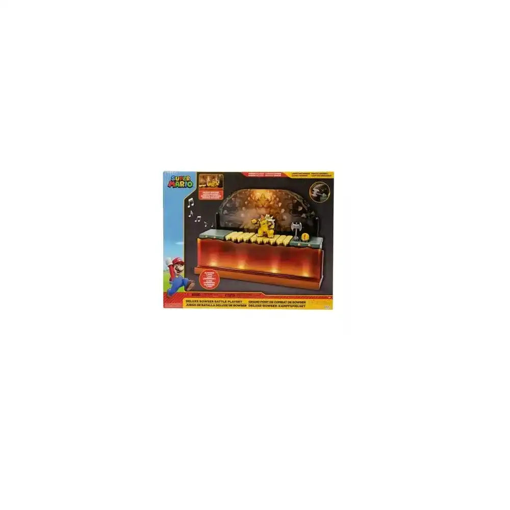 World of Nintendo Super Mario Spielset Bowser Battle Deluxe - Smalltinytoystore