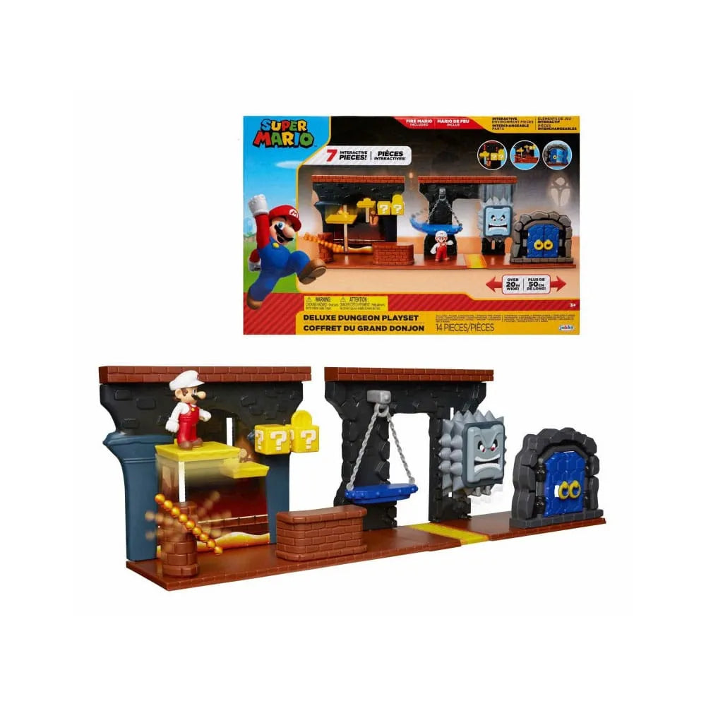 World of Nintendo Super Mario Spielset Dungeon Deluxe - Smalltinytoystore