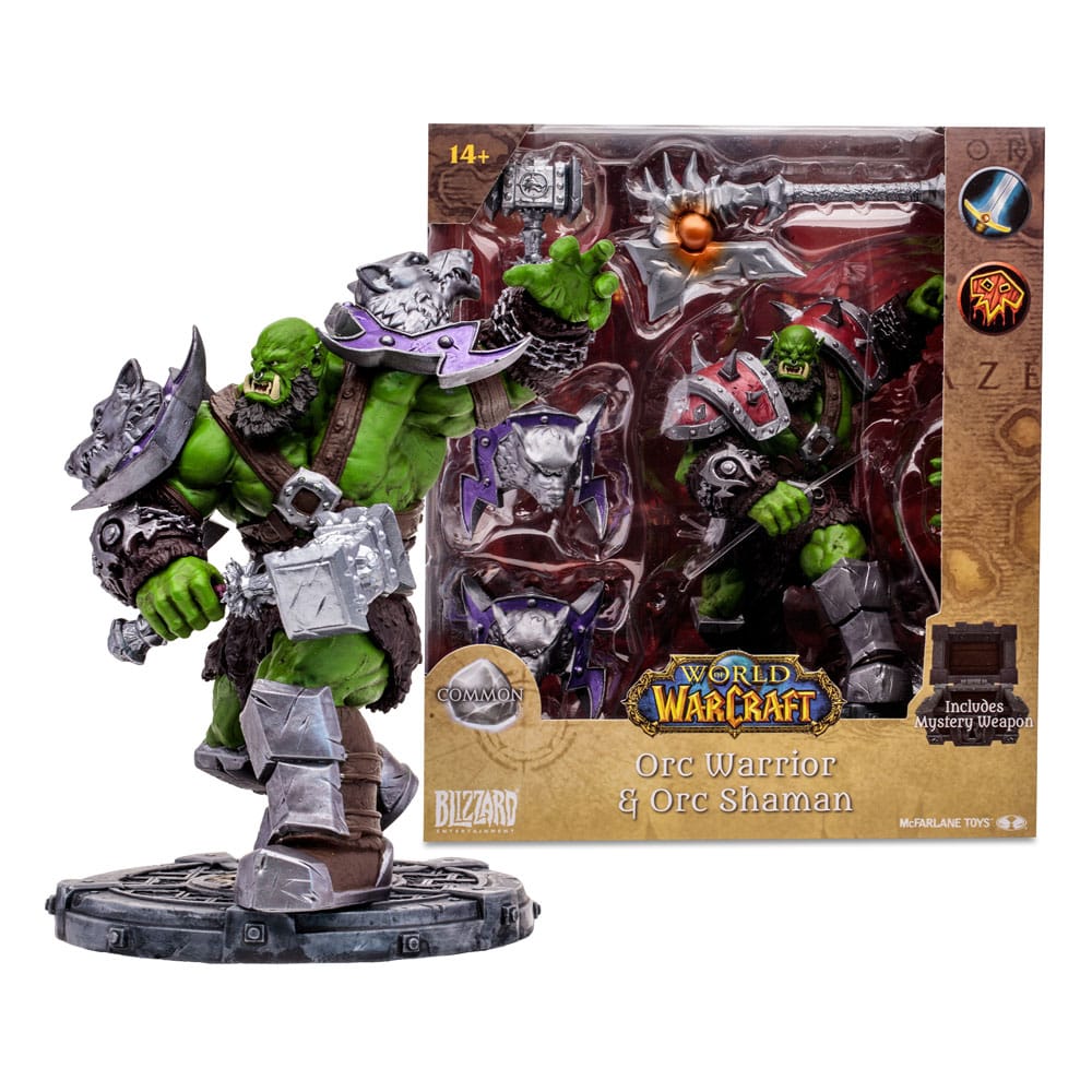 World of Warcraft Actionfigur Orc: Shaman / Warrior 15 cm - Smalltinytoystore