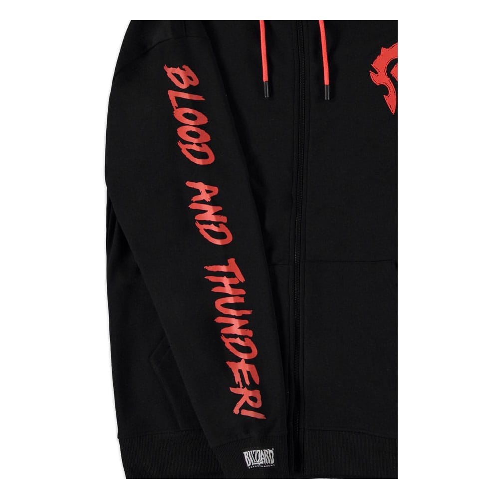 World of Warcraft Kapuzenjacke mit Reißverschluß Blood & Thunder Größe M - Smalltinytoystore