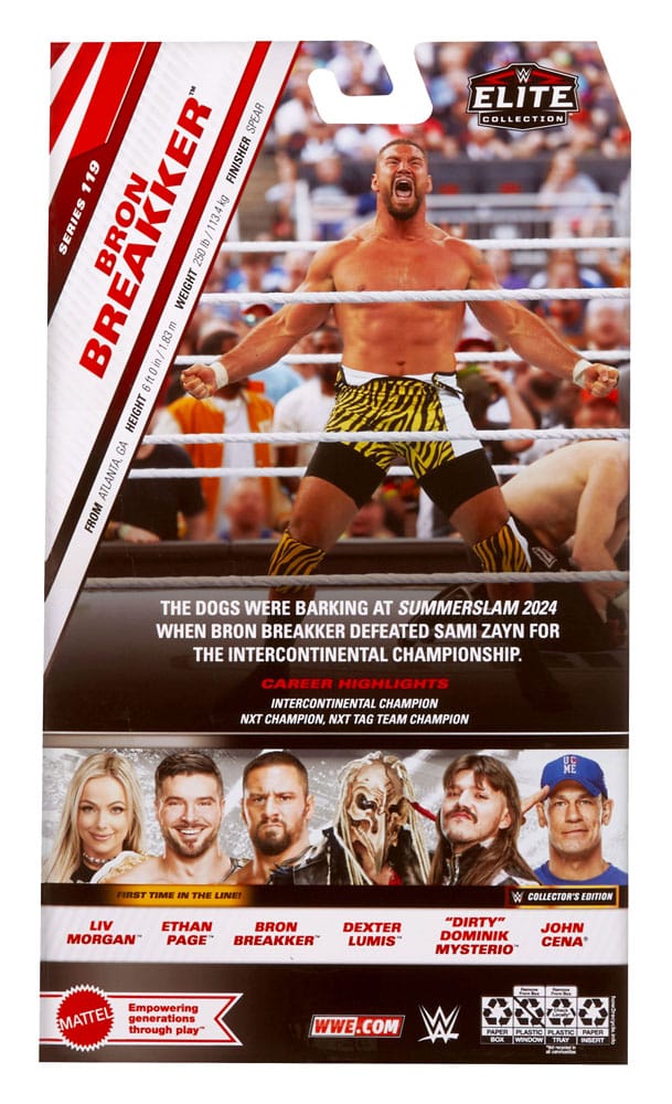 WWE Elite Collection Actionfigur Bron Breakker 15 cm - Smalltinytoystore