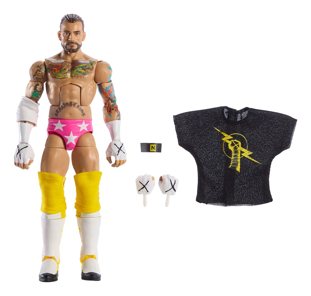 WWE Elite Collection Actionfigur CM Punk 15 cm - Smalltinytoystore