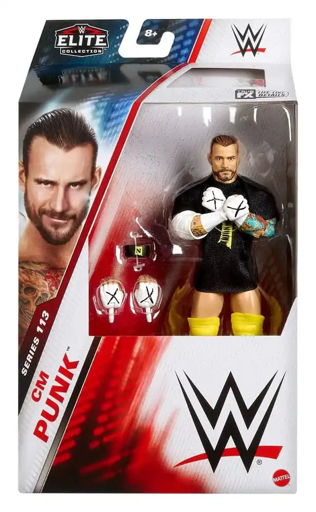 WWE Elite Collection Actionfigur CM Punk 15 cm - Smalltinytoystore