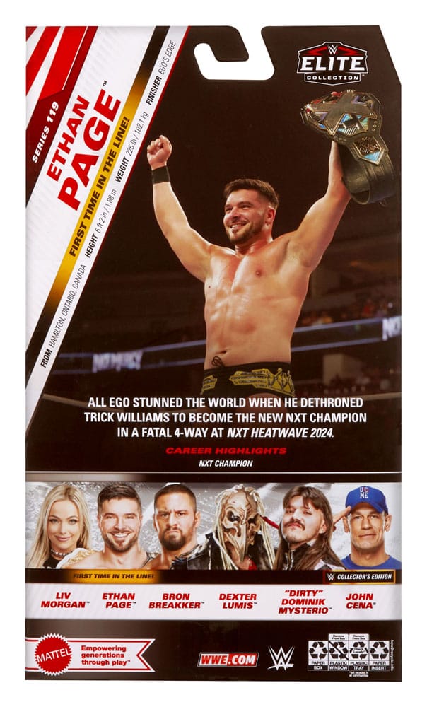 WWE Elite Collection Actionfigur Ethan Page 15 cm - Smalltinytoystore