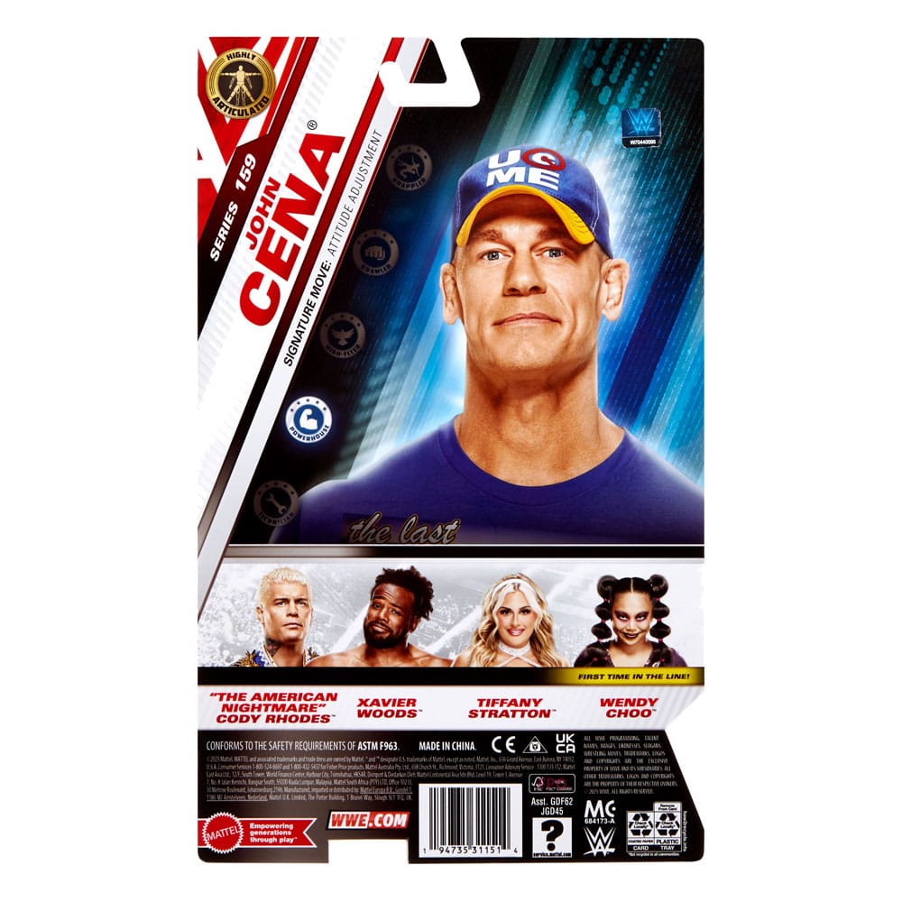 WWE Main Event Series Actionfigur John Cena 15 cm - Smalltinytoystore