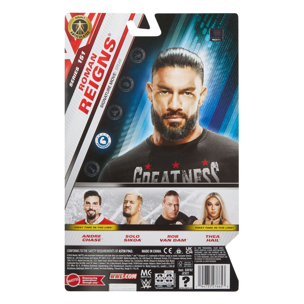 WWE Main Event Series Actionfigur Roman Reigns 15 cm - Smalltinytoystore