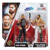 WWE Main Event Showdown Actionfiguren CM Punk vs Seth "Freakin" Rollins 2-Pack 15 cm - Smalltinytoystore