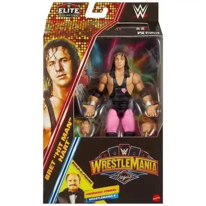 WWE WrestleMania Elite Collection Actionfigur Bret "Hit Man" Hart 15 cm - Smalltinytoystore