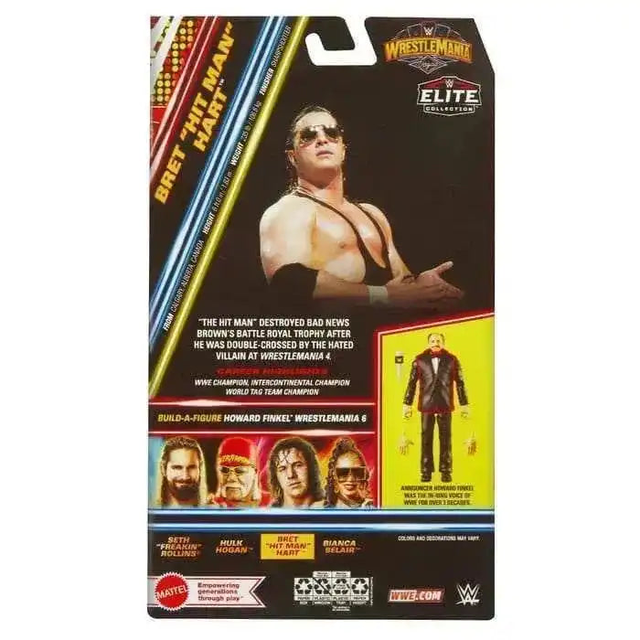 WWE WrestleMania Elite Collection Actionfigur Bret "Hit Man" Hart 15 cm - Smalltinytoystore