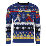 Street Fighter Christmas Pullover Ryu & Ken Größe M