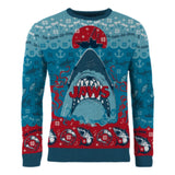Der weiße Hai Christmas Pullover Jaws  Größe L