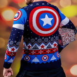 Captain America Christmas Pullover Größe XXL