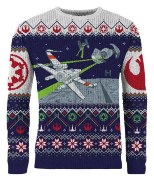 Star Wars Christmas Pullover X-Wing v TIE Fighter