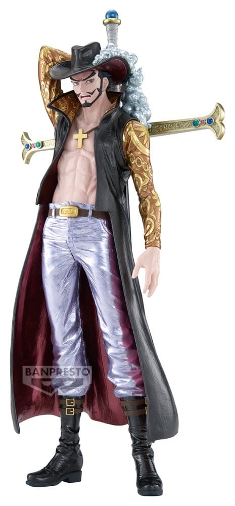 One Piece Premium PVC-Figur Dracule Mihawk (The Metallic) 34 cm