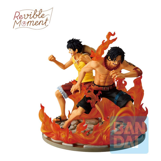One Piece Dramatic Memories Ichibansho PVC Statue Ace & Luffy 15 cm