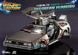 Back to the Future Egg Attack Floating Statue Back to the Future II DeLorean Deluxe Version heo EU Exclusive 20 cm VERPACKUNG BESCHÄDIGT