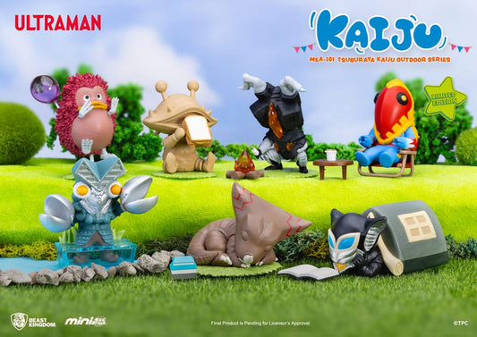 Ultraman Mini Egg Attack Outdoor-Serie Figuren Tsuburaya Kaiju Blind Box (6) 7 cm
