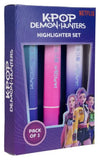 KPop Demon Hunters Textmarker 3er-Pack Huntr/x
