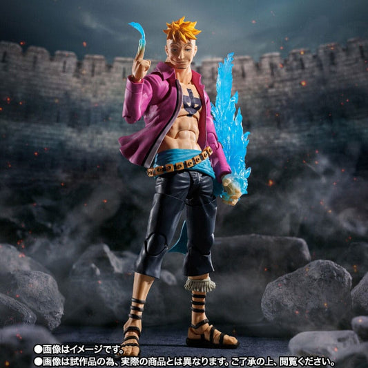 One Piece S.H.Figuarts Actionfigur Marco Marineford 17 cm