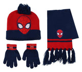 Marvel 3er-Set Beanie, Schal & Handschuhe Spider-Man