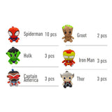 Marvel Plüsch-Schlüsselanhänger 12 cm Sortiment (24)