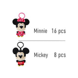 Disney Plüsch-Schlüsselanhänger Minnie & Mickey 12 cm Sortiment (24)