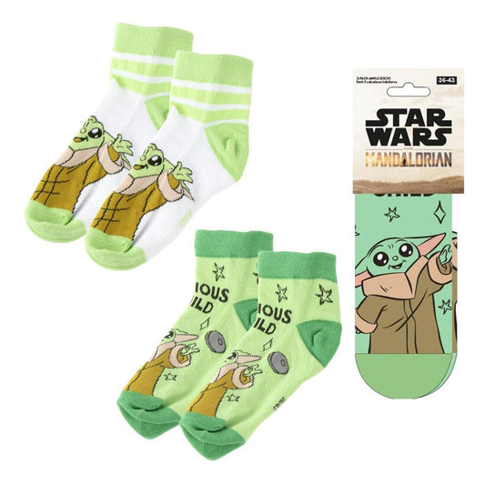 Star Wars: The Mandalorian Knöchelsocken 2-er Pack 38-45