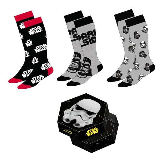 Star Wars Socken 3er-Pack Stormtrooper 38-45
