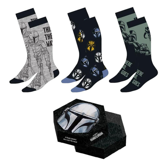 Star Wars: The Mandalorian Socken 3er-Pack Mandalorian 38-45