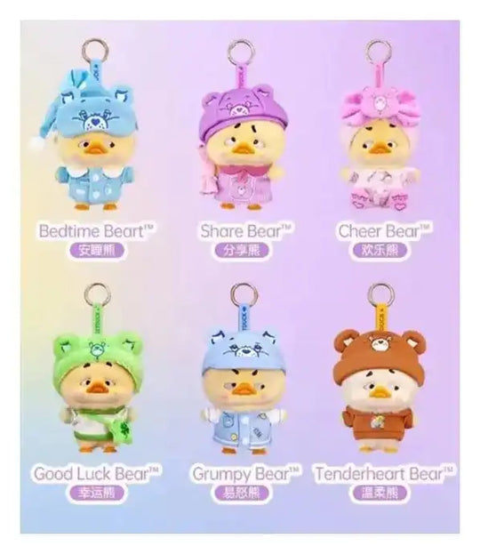 Upset Duck: Rainbow Care Bears Blind Box Schlüsselanhänger 16 cm Display (6)