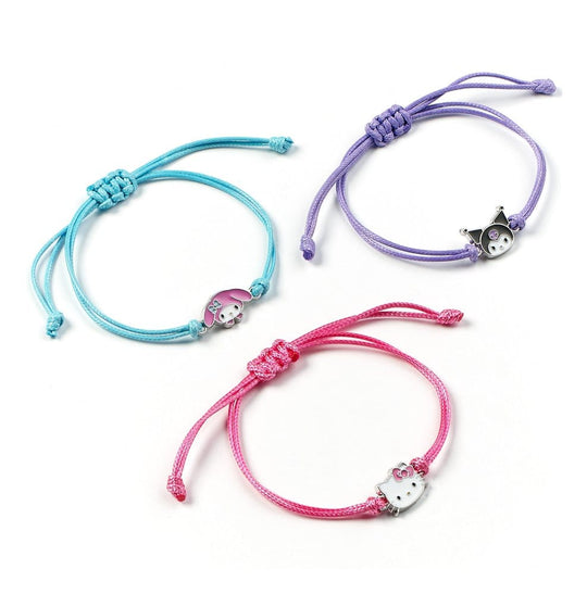 Sanrio Armbänder 3er-Pack Hello Kitty, Kuromi und My Melody