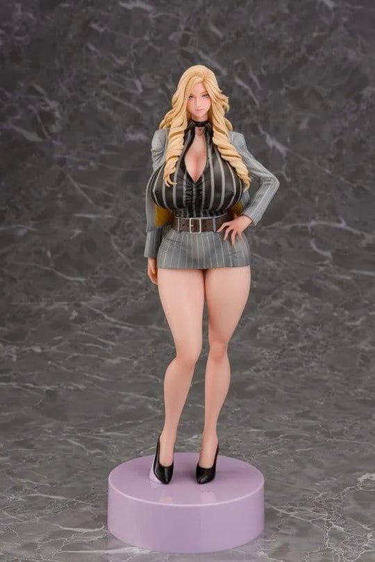 Gal Ane Shachou to Harem Office PVC Figur 1/7 Nishigori Ai (Grey Suit Ver.) Wholesome Ver. 26 cm