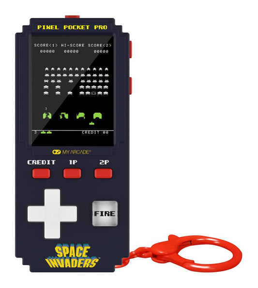 Space Invaders tragbare Spielkonsole Pixel Pocket Pro