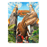 Jurassic Park WoodArts 3D Holzdruck Rex Attack 30 x 40 cm