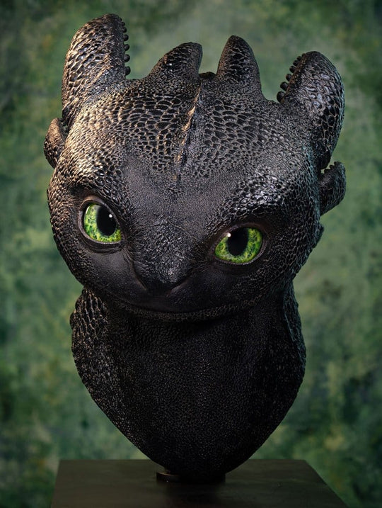 Drachenzähmen leicht gemacht Life Size Büste Toothless (Ohnezahn) 66 cm