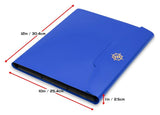 Enhance Binder 9 Pocket Kartenbinder Blau 30 x 25 x 3 cm